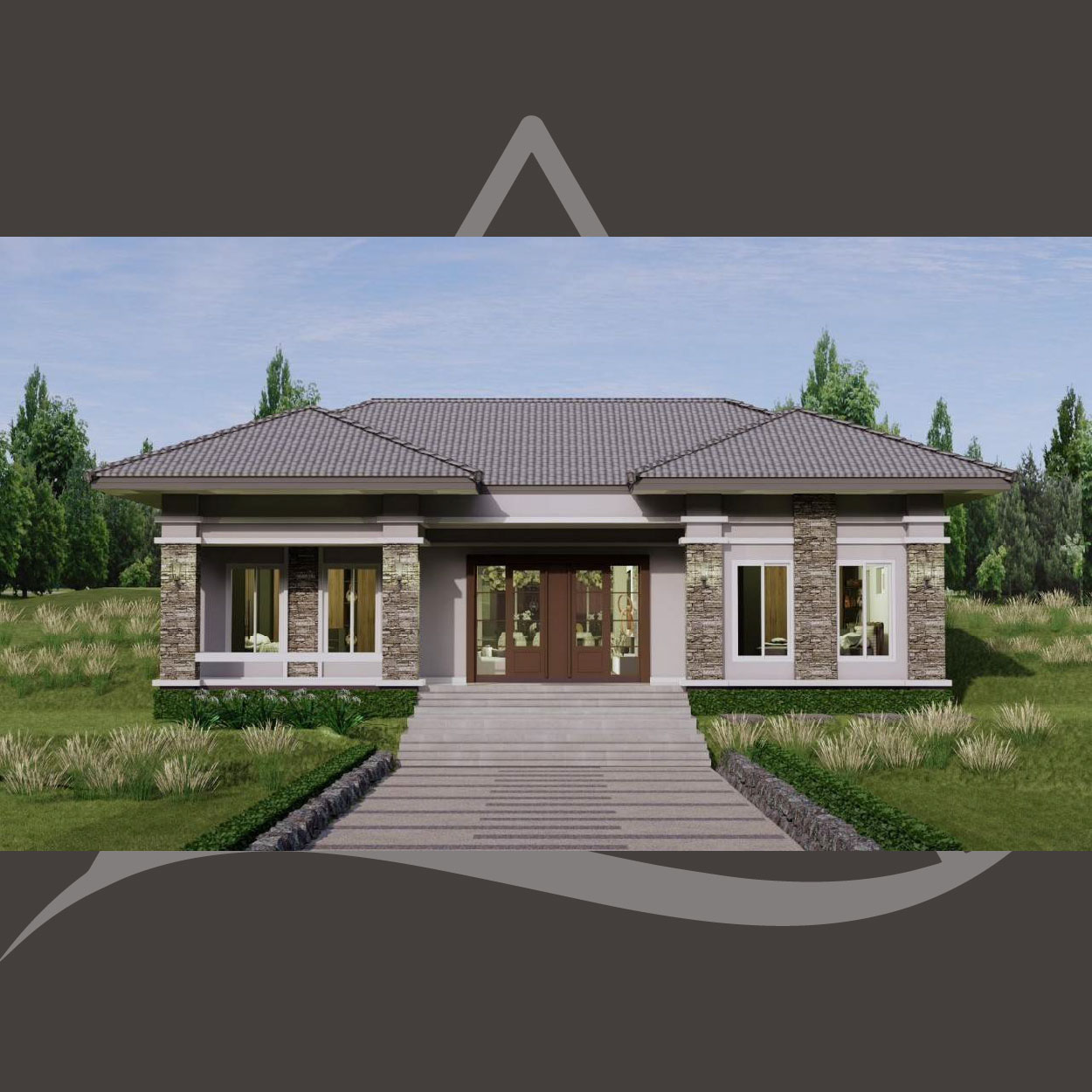 บ้านชั้นเดียว One Story House